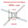 SUPORTE TV 10" a 56" VESA 400X400 4 MOVIMENTOS BRANCO - 3