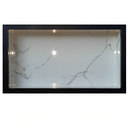 Ver imagem 2 de Nicho em Porcelanato Branco Carrara para Banheiro 60x32cm
