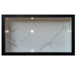 Nicho em Porcelanato Branco Carrara para Banheiro 60x32cm - 2