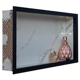 Nicho em Porcelanato Branco Carrara para Banheiro 60x32cm - 3