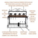 Ver imagem 3 de Paneleiro 55cm + Argola Porta Guardanapos / Escorredor de Pratos:angola