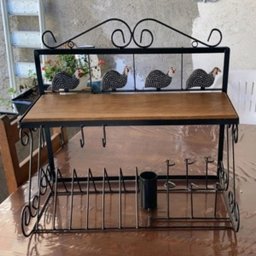Paneleiro 55cm + Argola Porta Guardanapos / Escorredor de Pratos:angola - 4