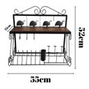 Ver imagem 2 de Paneleiro 55cm + Argola Porta Guardanapos / Escorredor de Pratos:angola
