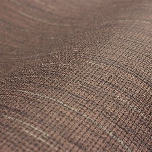 Papel de Parede Linho Marrom Vinilico Lavável+ Cola para Aplicação 3005