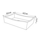 Ver imagem 5 de Gabinete de Banheiro com Cuba e Espelheira Lizzi B02 Branco/naturalle - Mpozenato