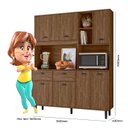 Ver imagem 3 de Kit Cozinha Compacta Eva Nicioli - Évora Rústico