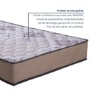 Ver imagem 3 de Colchão de Solteiro 88x188x16cm D23 Safira Colchoarte Bege