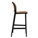 Ver imagem 4 de Kit 2 Banquetas Positano Fratini 108 Cm (altura) Polipropileno Preto Tramas Bege Simulando Rattan