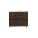 Ver imagem 3 de Cabeceira Cama Box King Estofada Espanha 195 Cm Suede Marrom