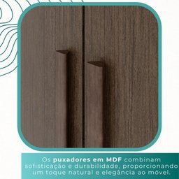 Guarda-roupa Casal 6 Portas 4 Gavetas Roma - Mais Móveis New Canion - 7