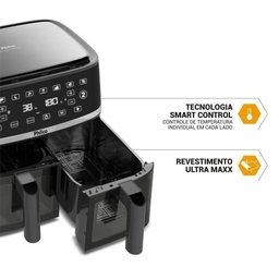 Air Fryer Philco 10l Cesto Duplo 2000w Paf10a 220v - 5
