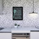 Ver imagem 2 de Quadro Momentos Incríveis na Cozinha 45x34cm - com vidro:Madeira preta