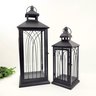 Lanterna Marroquina Decorativa Preta 55/40cm Kit 2pç - 3