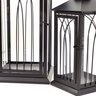 Lanterna Marroquina Decorativa Preta 55/40cm Kit 2pç - 7