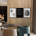 Ver imagem 3 de Kit 3 Quadros para Decoração Frases Recepção Psicologia