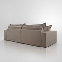 Ver imagem 6 de Sofá Modular Zen 3 Lugares Retrátil e Reclinável 230cm Marrom Linho Meu Sofá Online