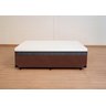 Cama Box Baú King Size Bipartida Serenelife - Suede Marrom - 3