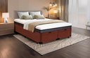 Ver imagem 1 de Cama Box Baú King Size Bipartida Serenelife - Suede Marrom