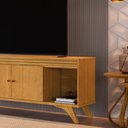 Ver imagem 4 de Rack 2 Portas Sevilha 1600 Mavular Cor:Naturalle
