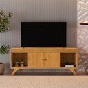 Ver imagem 1 de Rack 2 Portas Sevilha 1600 Mavular Cor:Naturalle