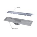 Ver imagem 2 de Ralo Inox Versata 60cm Tampa Perfurada