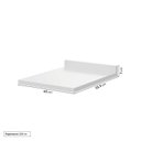 Ver imagem 2 de Tampo para Balcão Planejado 40cm Marselha CabeCasa MadeiraOriginals Branco