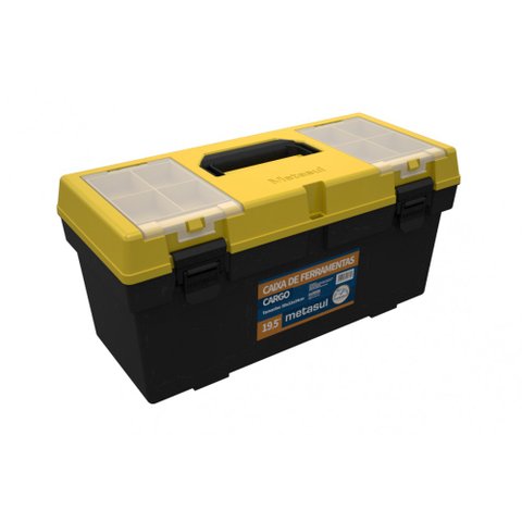 Caixa de Ferramentas Cargo 19,5" Polipropileno Metasul