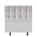 Ver imagem 1 de Cabeceira para Cama Box Solteiro 90 Cm Espanha:cinza Claro