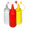 Kit C/3 Bisnagas Plástico Ketchup, Maionese e Mostarda 200ml - 3