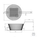 Ver imagem 2 de Cesto Multiuso Redondo Galvanizado para Fritador Fao1 e Fao1 Cr - Metalcubas Mtc3312