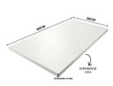 Ver imagem 2 de Prateleira sem Suporte Decorativa 60x30 cm em MDF Branca para Sala Quarto Cozinha Escritório