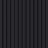 Papel de Parede Ripado Liso Amadeirado Cor Preto Fosco 12m - 1