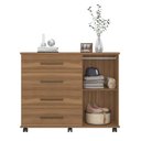 Ver imagem 7 de Conjunto Quarto Guarda Roupa e Comoda Caroline Amendola