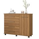 Ver imagem 3 de Conjunto Quarto Guarda Roupa e Comoda Caroline Amendola