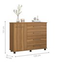 Ver imagem 5 de Conjunto Quarto Guarda Roupa e Comoda Caroline Amendola