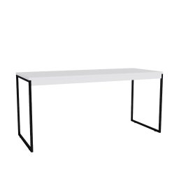 Mesa Industrial para Computador Diretor Pés de Ferro 90 Cm:branco - 1