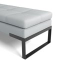 Ver imagem 4 de Recammier Verner Cinza Claro - 1,40m- Casore