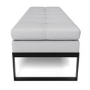 Ver imagem 3 de Recammier Verner Cinza Claro - 1,40m- Casore