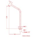 Ver imagem 2 de Torneira Banheiro Cozinha Bica Alta 45º 1/4 de volta Censi