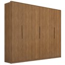 Ver imagem 2 de Guarda Roupa Casal 6 Portas e 6 Gavetas Atrice -élpis Móveis - Amendoa Touch