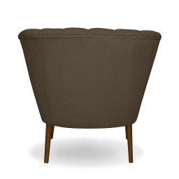 Kit 02 Poltrona Pétala Flor Decorativa Suede  Marrom - 6