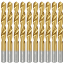 Ver imagem 1 de Broca Helicoidal Haste Paralela com Titânio Hss-tin - 3,50 Mm - 10 Unid. - 137,0006 - Rocast