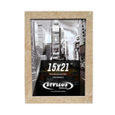 Ver imagem 3 de Porta Retrato 15x21 com Vidro Moldura Bege Marmorizado Luxo