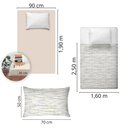 Ver imagem 4 de Jogo de Cama Solteiro 150 Fios Fiori - Murilo (7808)