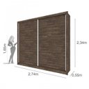 Ver imagem 4 de Quarto Casal Completo com Cama Mônaco e Guarda-Roupa 2 Portas 6 Gavetas Flórida Tcil Móveis