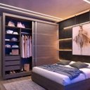 Ver imagem 1 de Quarto Casal Completo com Cama Mônaco e Guarda-Roupa 2 Portas 6 Gavetas Flórida Tcil Móveis