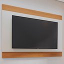 Ver imagem 2 de Painel Suspenso Tv 75 Pol 200 Cm Nilo Off White Matte Freijo Colibri