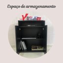Ver imagem 7 de Balcão Multiuso 2 Portas Cool Preto Artany