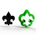 Ver imagem 1 de Cortador Flor de Lis Tamanho 5cm