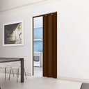 Ver imagem 1 de Porta Sanfonada de PVC 210cm x 84cm Plastporta Bcf Marrom/Imbuia